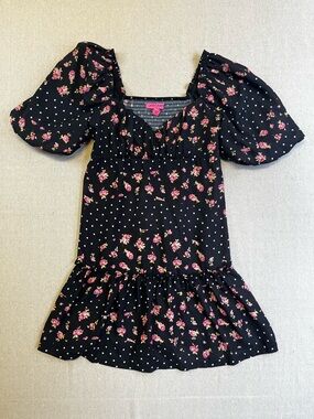 betsey johnson polka dot halter dress VINTAGE Betsey Johnson Retro Polka Dot Dress Pin up Halter Top